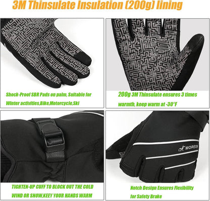Winterhandschuhe -30°F 3M Thinsulate Wasserdicht Touchscreen