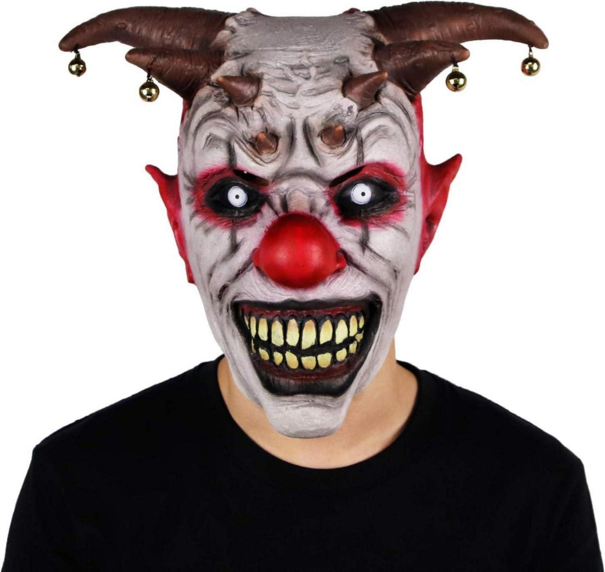 Halloween Latex Horror Clown Maske für Erwachsene Karneval Party