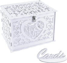 Vintage Holz Hochzeit Geschenkkartenbox Briefbox mit Schloss