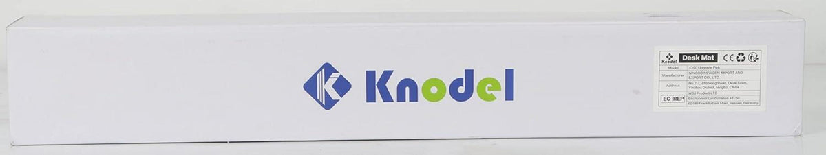 Knodel Upgrade Tischunterlage 90x43cm PVC-Leder doppelseitig Rosa & Silber