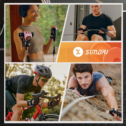 SIMARI Trainingshandschuhe mit Handgelenk Unterstützung für Fitness Gymnastik