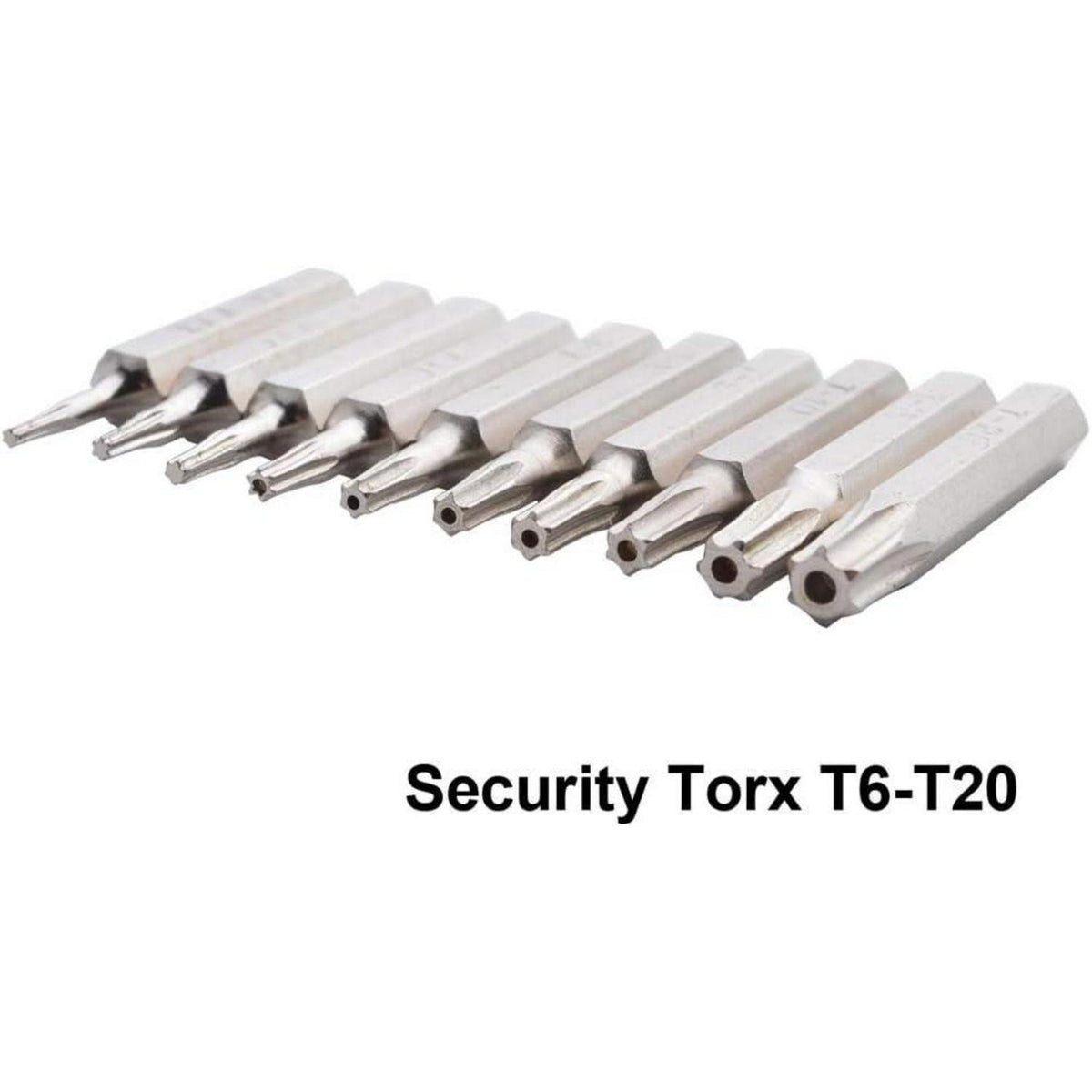 10er Torx Schraubendreher Bit Set 4mm Sechskantschaft CR-V Stahl T3-T20