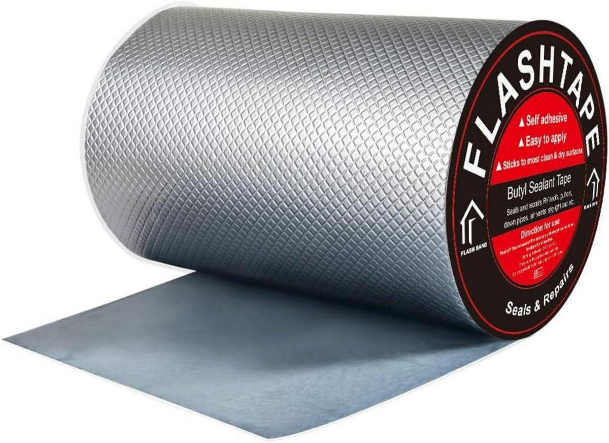 Wasserdichtes Butyl Dichtungsband Alufolie 20cm x 5m