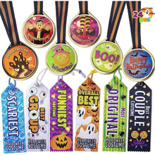Halloween Medaillentrophäen und Trophäenbänder Set für