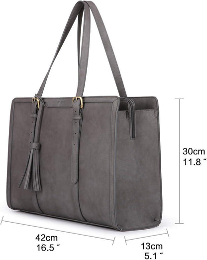 Laptoptasche 15,6 Zoll Aktentasche Damen Groß Business Handtasche Büro