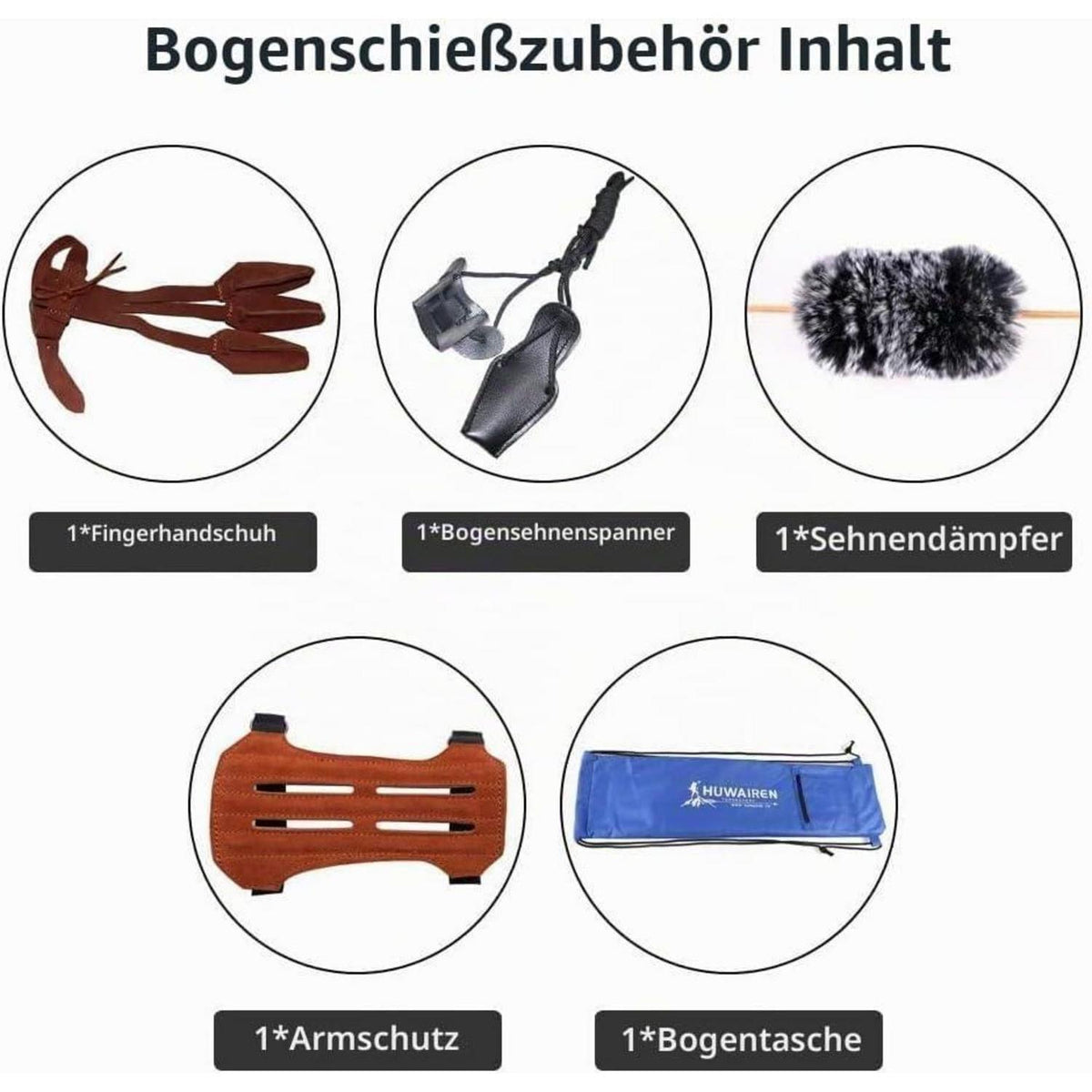 56" Takedown Recurvebogen Set für Erwachsene – Jagd & Zielübung