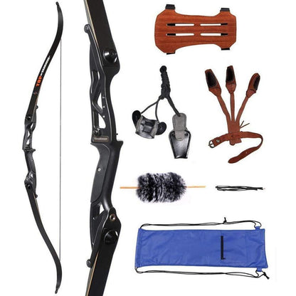 Recurvebogen Set 56" für Erwachsene – Jagd & Zielübung