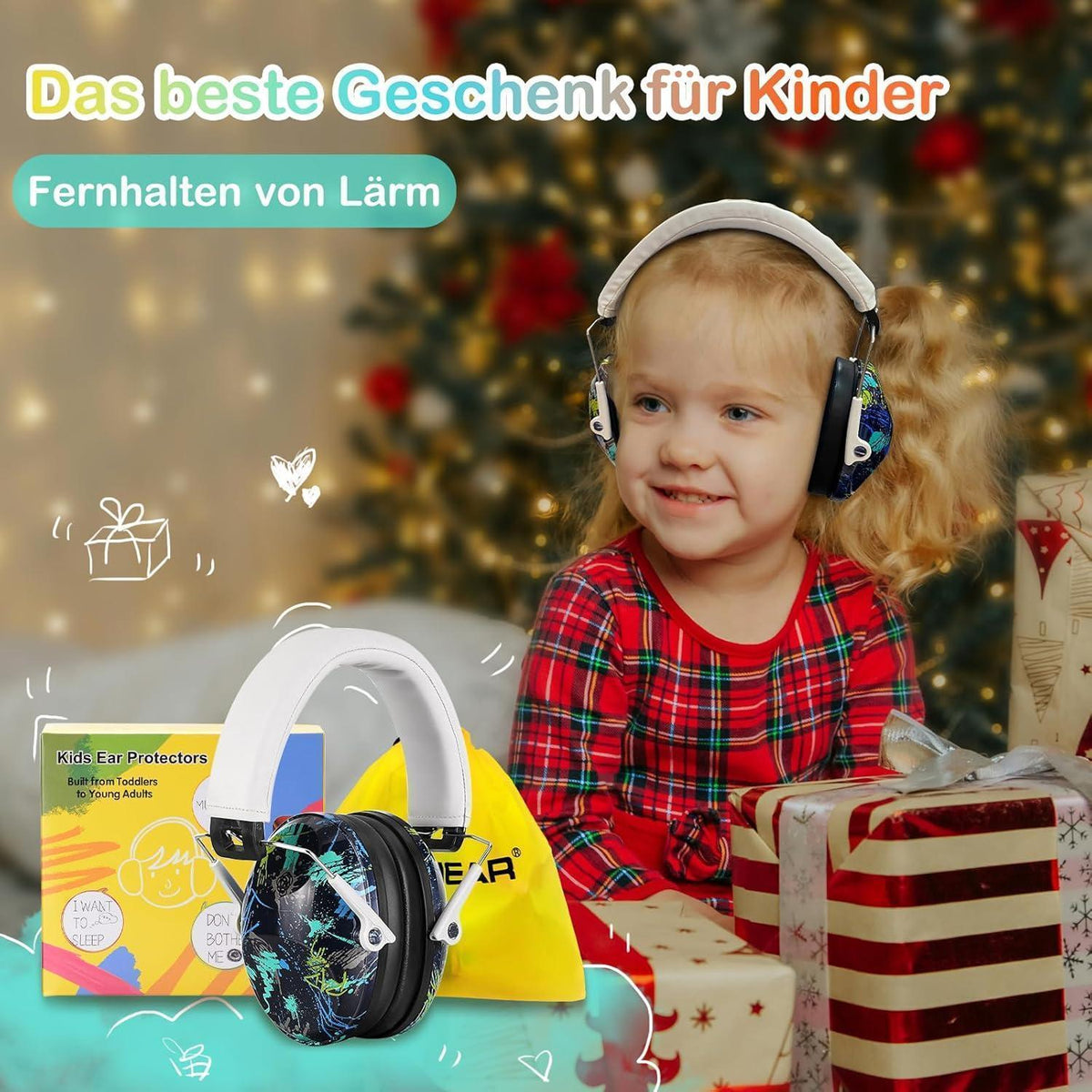 Kinder Gehörschutz Kapsel Kopfhörer Lärmschutz Autismus