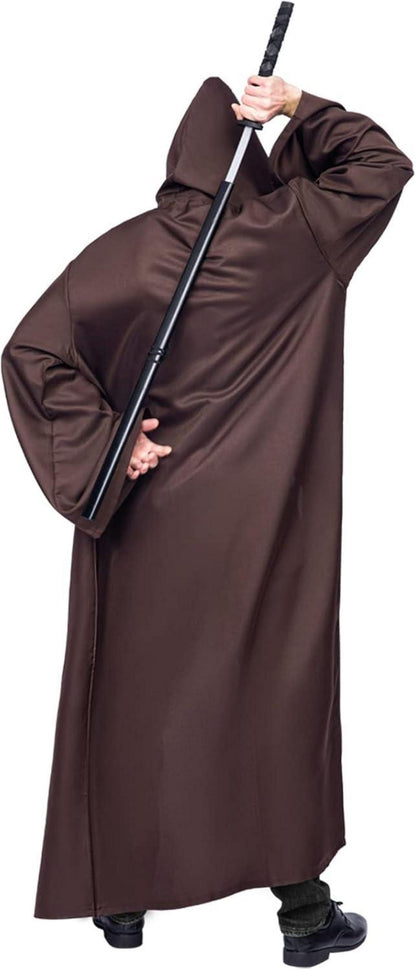 Umhang mit Kapuze Herren Robe Halloween Karneval Fasching Cosplay