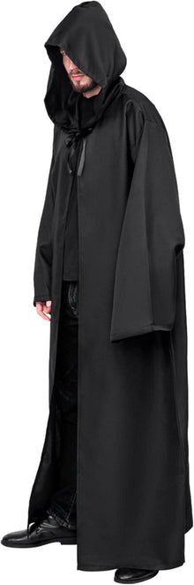 Herren Umhang mit Kapuze Halloween Karneval Fasching XXL