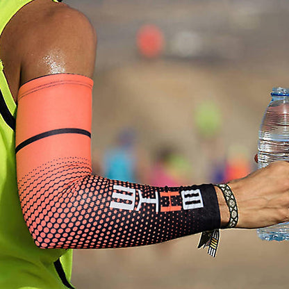 Armlinge Kompression UV-Schutz für Sport & Freizeit Weiß