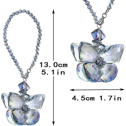 Kristall Schmetterling Auto Spiegel Charm Hängeornament Regenbogen