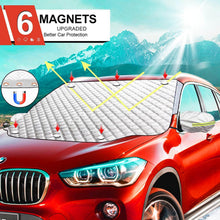 Winter Auto Scheibenabdeckung Frost Magnet Windschutz Flexibel XXL SUV