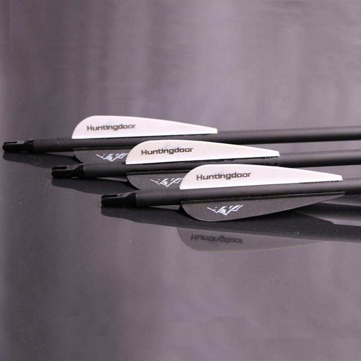 Huntingdoor 12er Carbonpfeile Erwachsene 30 Zoll Bogenschießen SchwarzeRecuCompound Langbogen