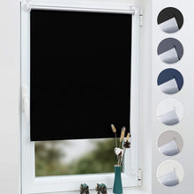 Verdunklungsrollo ohne Bohren 60x150cm Rollos für Fenster