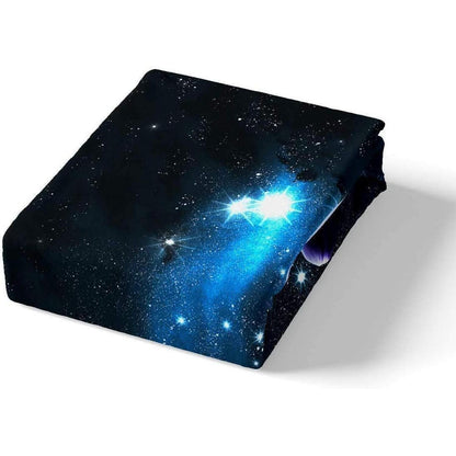 3D Galaxy Sterne Bettwäsche Set 200x200cm + 2 Kissenbezug