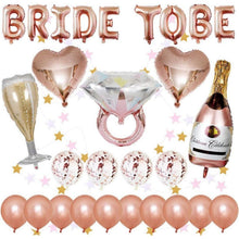 Junggesellinnenabschied Dekoration Luftballon Set BRIDE TO