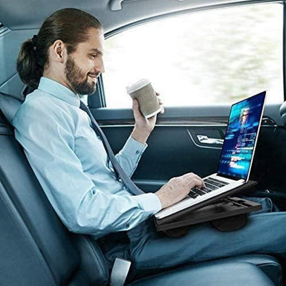 Höhenverstellbarer Laptop-Tisch mit Kissen für 15,6" Geräte