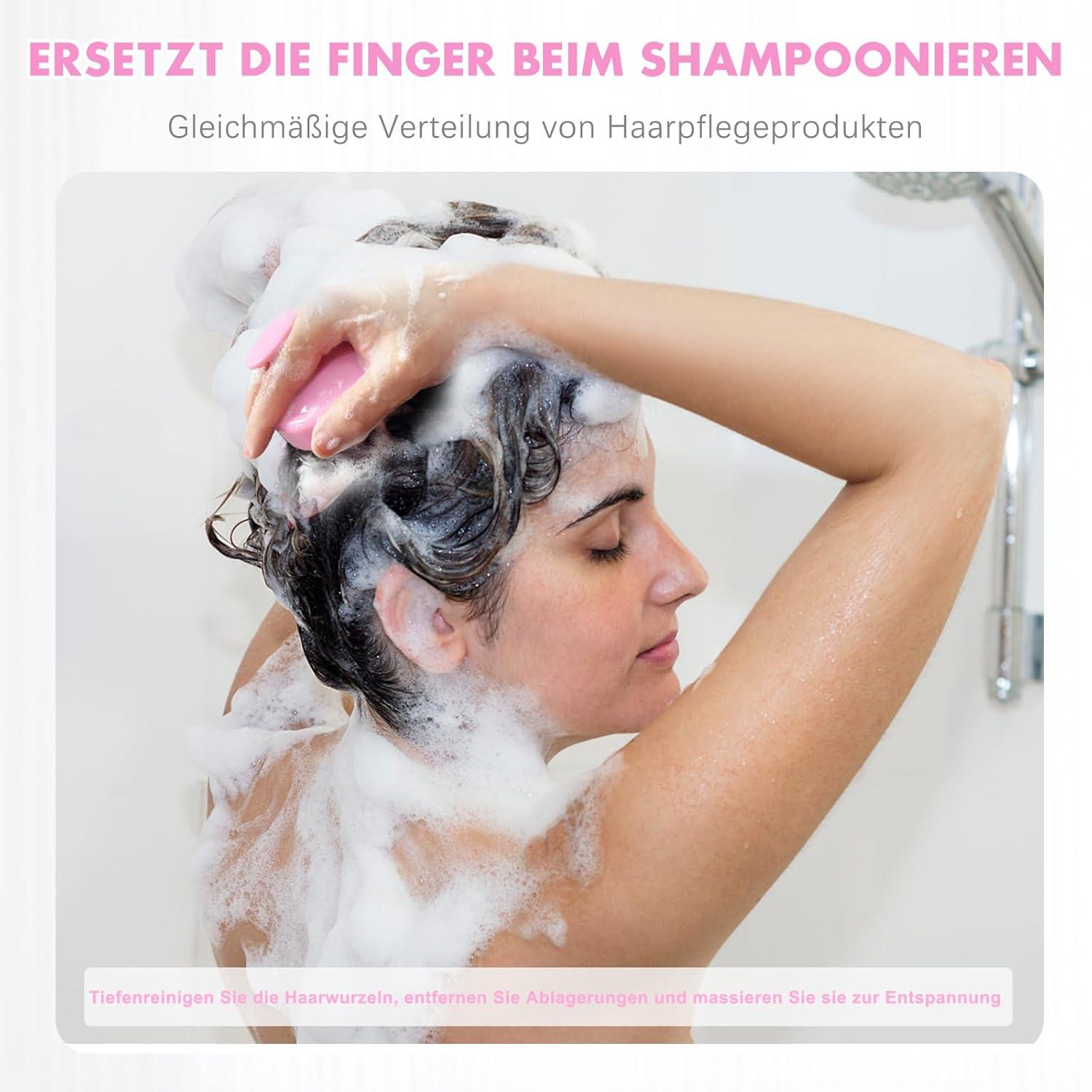 FReatech Shampoo Haarbürste Kopfmassage Peeling Massagebürste Stimuliert Haarwachstum
