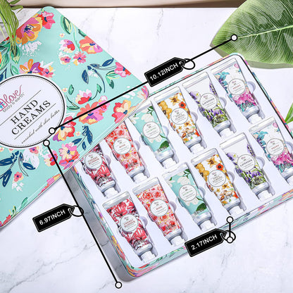 Handcreme Geschenkset für Frauen 12 tlg. mit Arganöl - 6