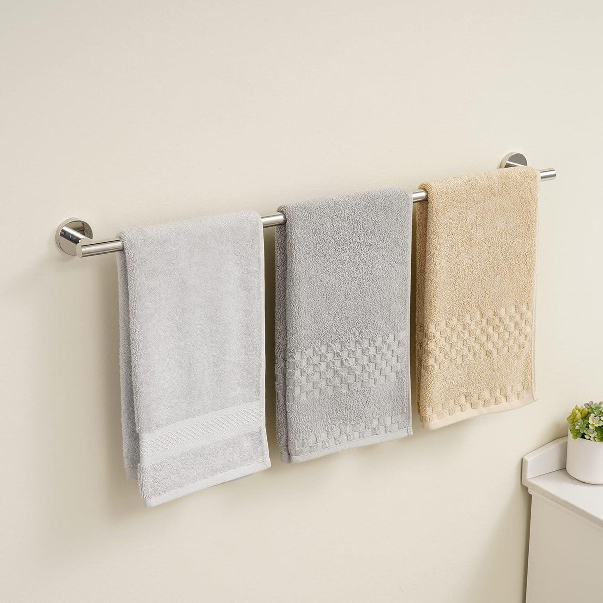 Edelstahl Handtuchhalter Bad 80cm Wandmontage Rostfrei