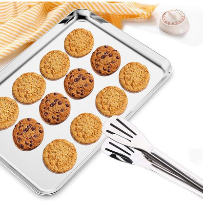 Edelstahl Backblech Set 2er Pack – 50,8 x 35,6 cm