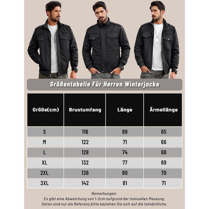 Herren Fleecejacke Winterjacke Warm & Funktional | Outdoor & Alltag