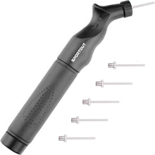Sportout Dual-Action Ballpumpe mit 5 Ersatznadeln - Handlich