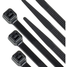 300mm Kabelbinder Schwarz 100er Pack – Nylon, UV-Beständig