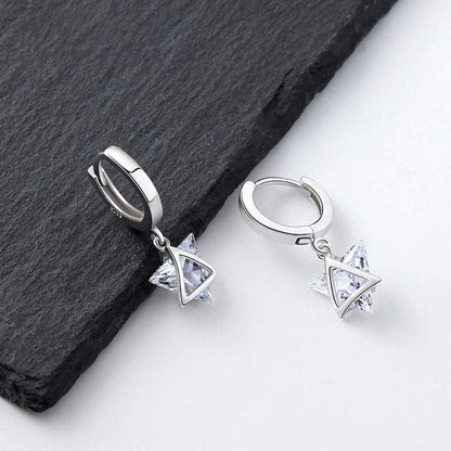 Silber Ohrringe 925 Hängend Zirkonia Damen Schmuck Geschenke Frauen