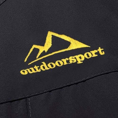 Herren Winterjacke warm gefüttert winddicht wasserdicht Dunkles-Schwarz XXL