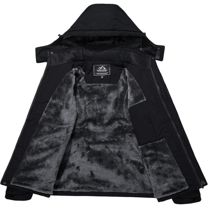 Herren Winter Skijacke Fleece Softshelljacke Wasserdicht 3XL