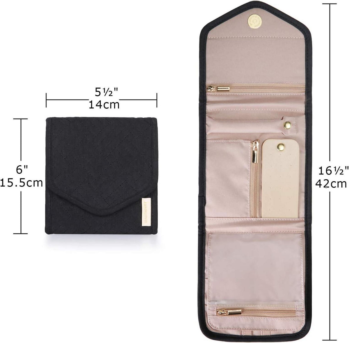 Schmuck Organizer Tasche für Reise - Schmuckaufbewahrung