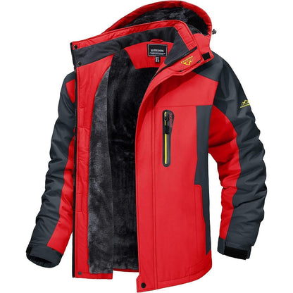 Herren Winter Fleecejacke – Warm & Winddicht für Skifahren & Outdoor