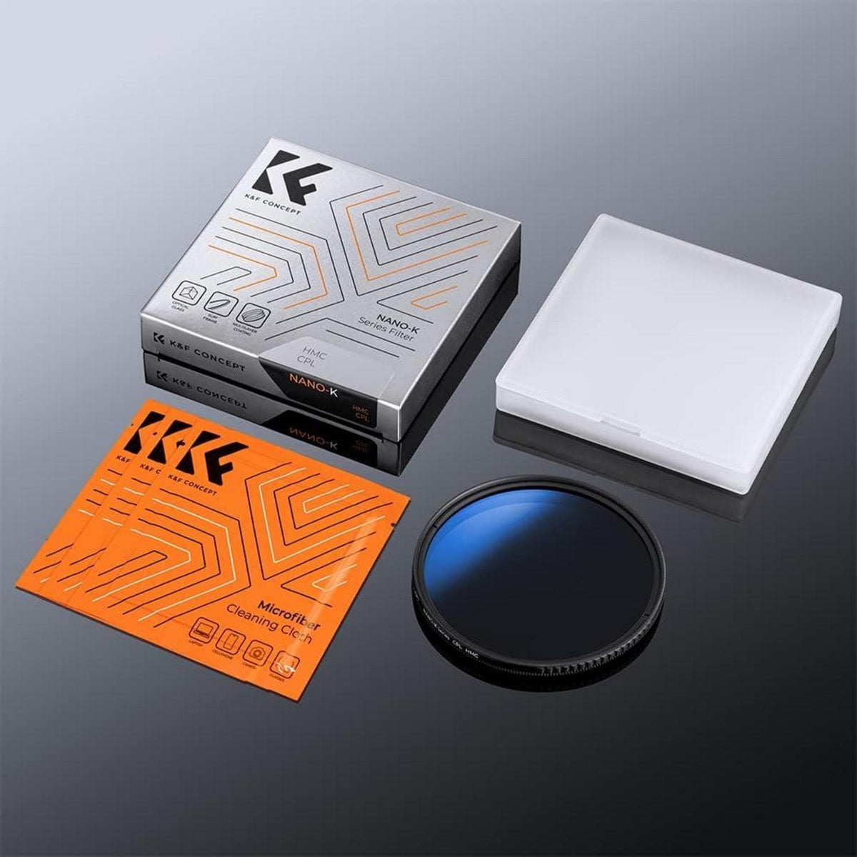 K&F Concept Pro 49mm Slim CPL Polfilter Optisches Glas & Aluminium