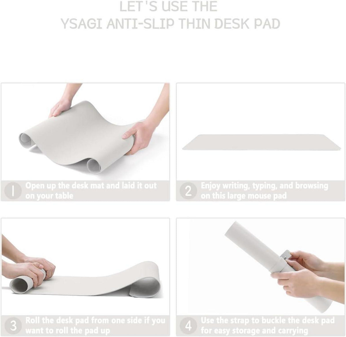 Schreibtischunterlage Mauspad Leder Wildleder Office Mousepad Laptop