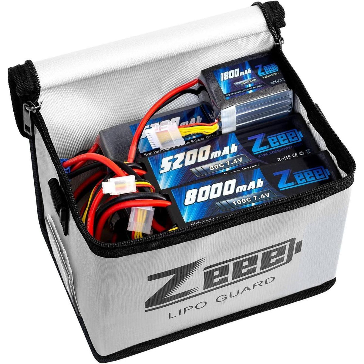 Feuerfeste Lipo-Akku-Aufbewahrungsbox für sicheres Laden & Transport