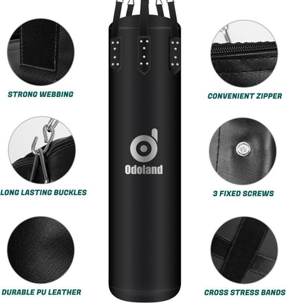 Boxsack Set 6 IN 1 Boxhandschuhen 4FT für Erwachsene MMA Training