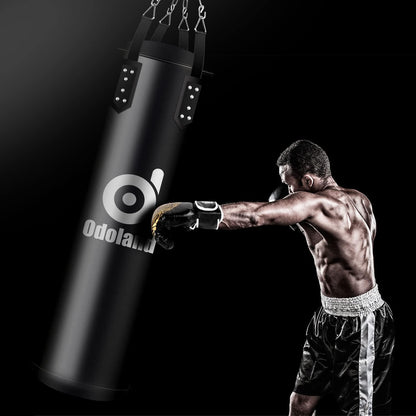 Odoland Boxsack Set UNGEFÜLLT 6 IN 1 für Erwachsene 4FT 12OZ MMA Training