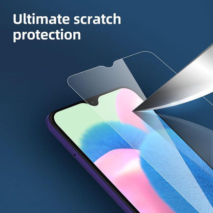 Panzer Schutz Glas Samsung Galaxy A30s A40s 3x 9H Härte Displayschutzfolie