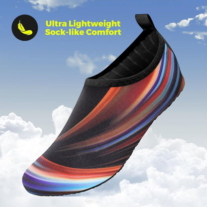 Wasserschuhe Unisex Schnelltrocknend mit Rutschfester Sohle
