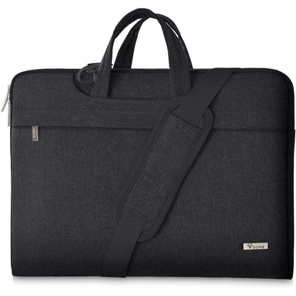 Voova Laptoptasche 17,3 Zoll Schwarz Wasserdicht Stoßfest