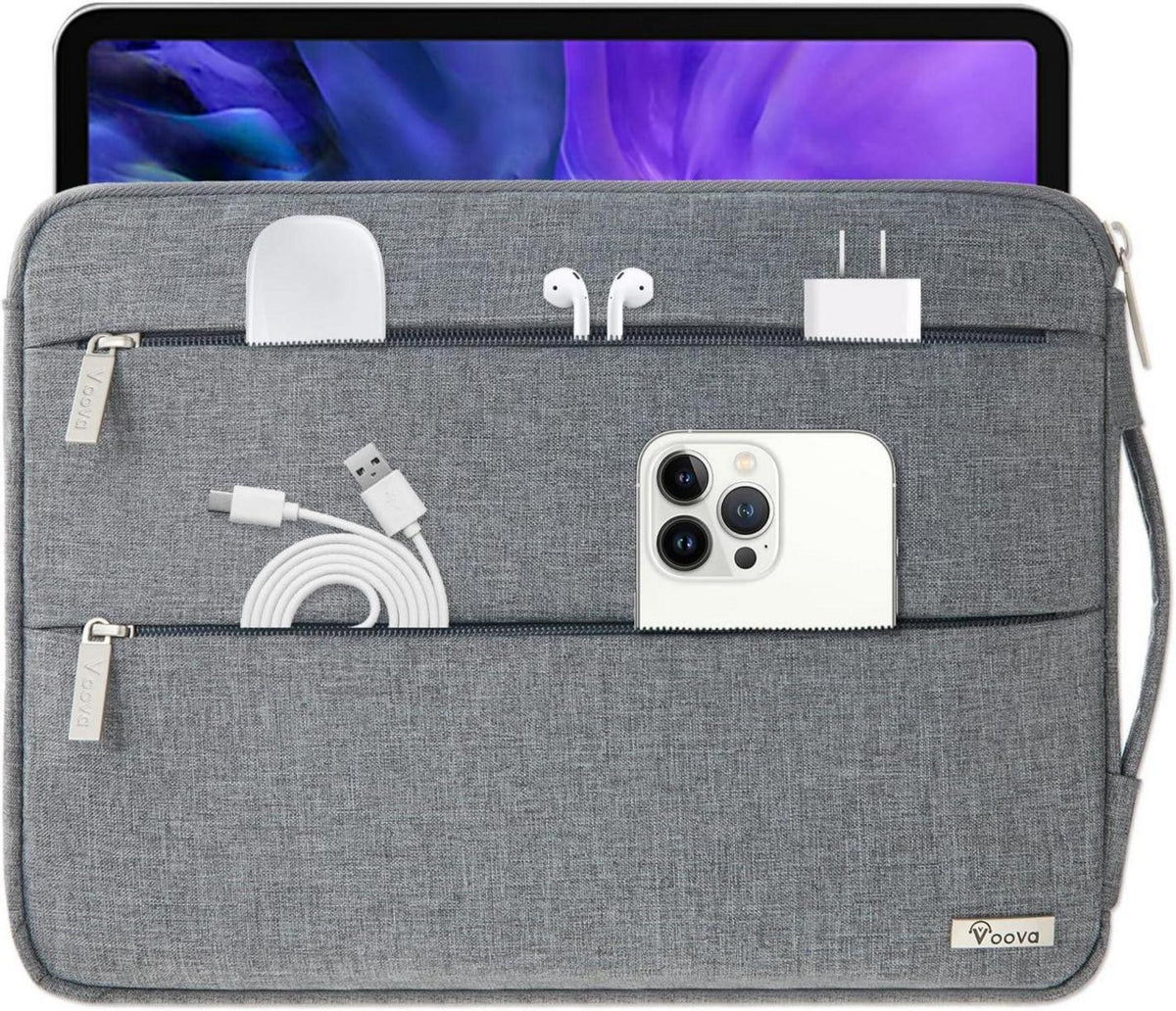 Laptophülle MacBook Air Pro iPad Tablet Tasche 13 Zoll Grau
