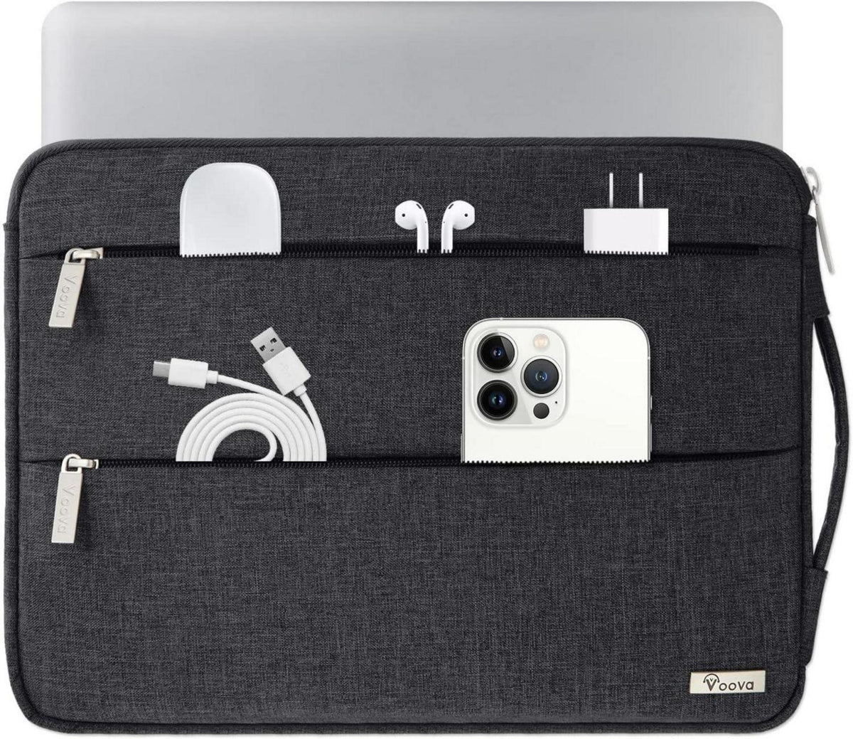 Laptoptasche 15,6 Zoll MacBook Dell HP iPad Schwarz