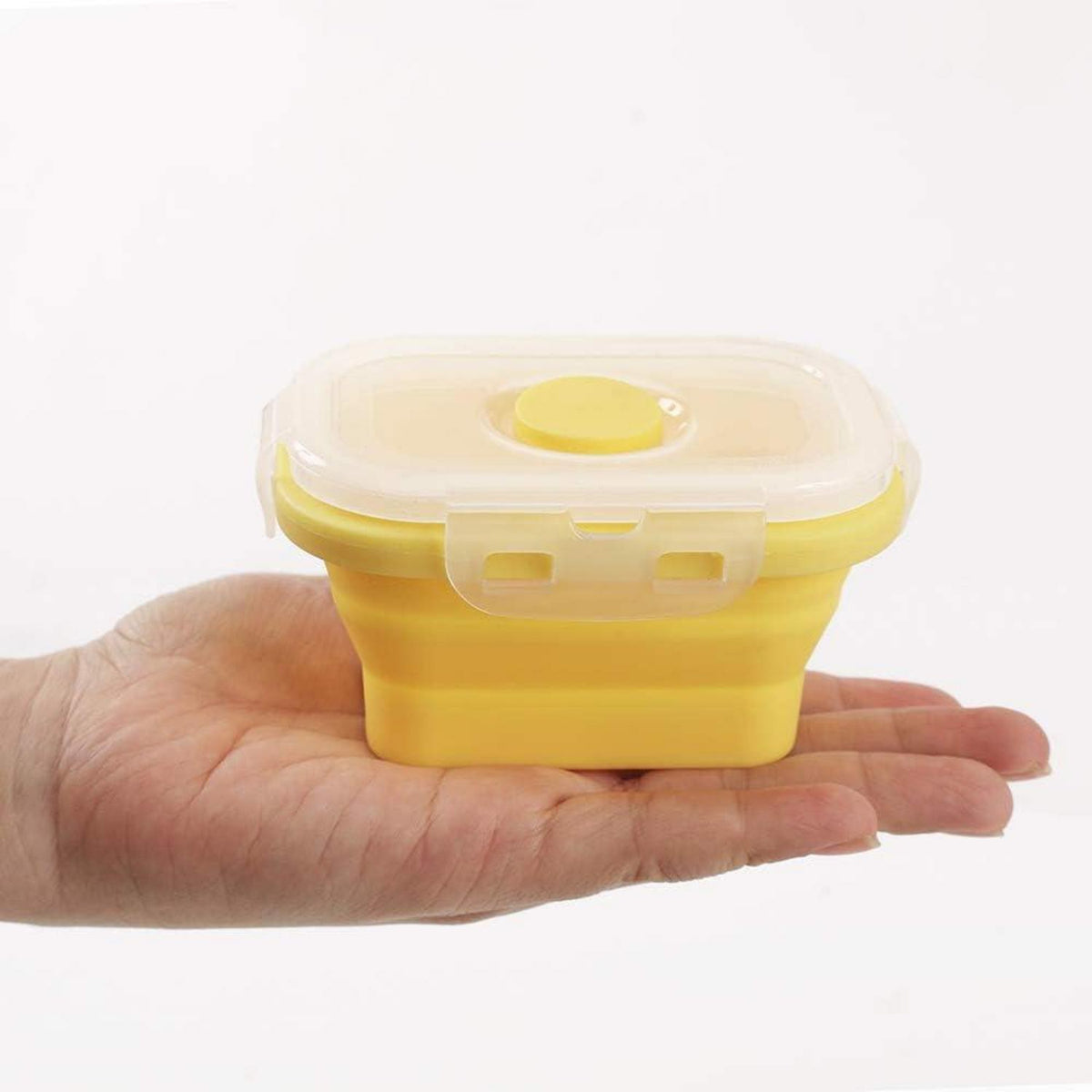 Zusammenklappbare Silikon Lebensmittelbehälter Stapelbar BPA-frei