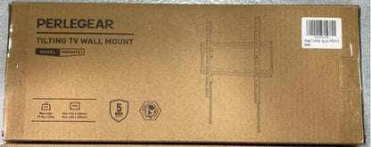 Perlegear TV Wandhalterung Neigbar für 26-65 Zoll Flach&Curved TV bis 45kg