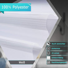 Rollos Plissee ohne Bohren Doppelrollo Klemmfix 40x130cm