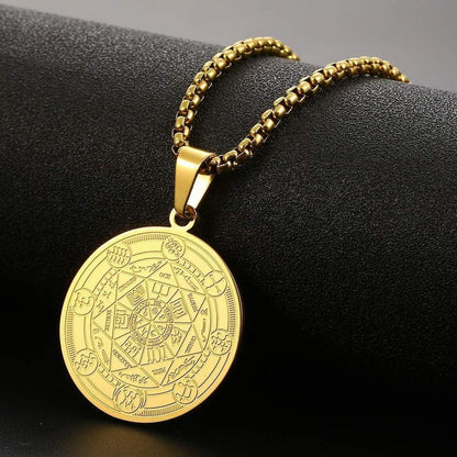 Halskette Herren 7 Erzengel Siegel Medaille Talisman