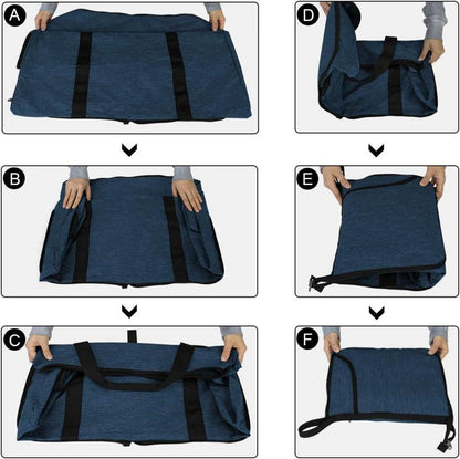 Reisetasche Groß 120L Faltbar Leicht Sporttasche Weekender Herren
