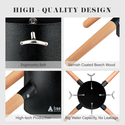 Weihnachtsbaumständer mit Wassertank für große Bäume bis 3,5m